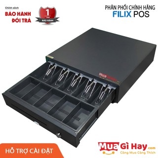 Ngăn kéo đựng tiền, két đựng tiền thu ngân FILIXPOS FI66C -  Chính Hãng - Chất Liệu Thép Cao Cấp , Bền Đẹp