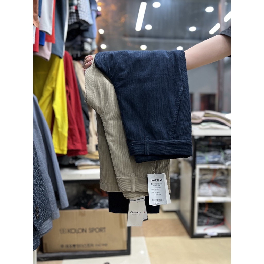 Quần nhung Covernat CO2203PT08 form Standard Fit