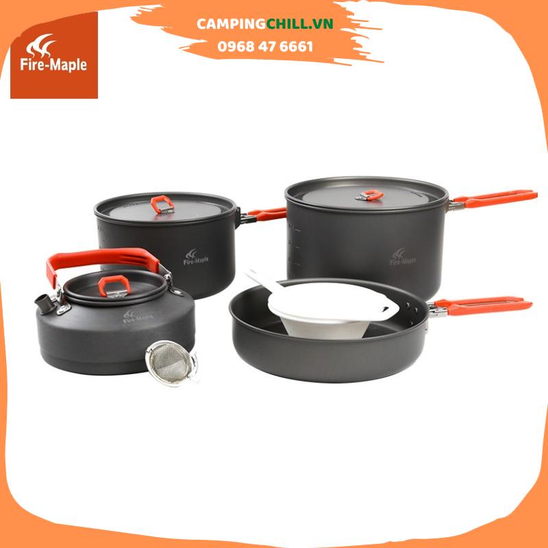 BỘ NỒI NẤU ĂN DÃ NGOẠI, CẮM TRẠI FIRE MAPLE FEAST 4 FEAST 5