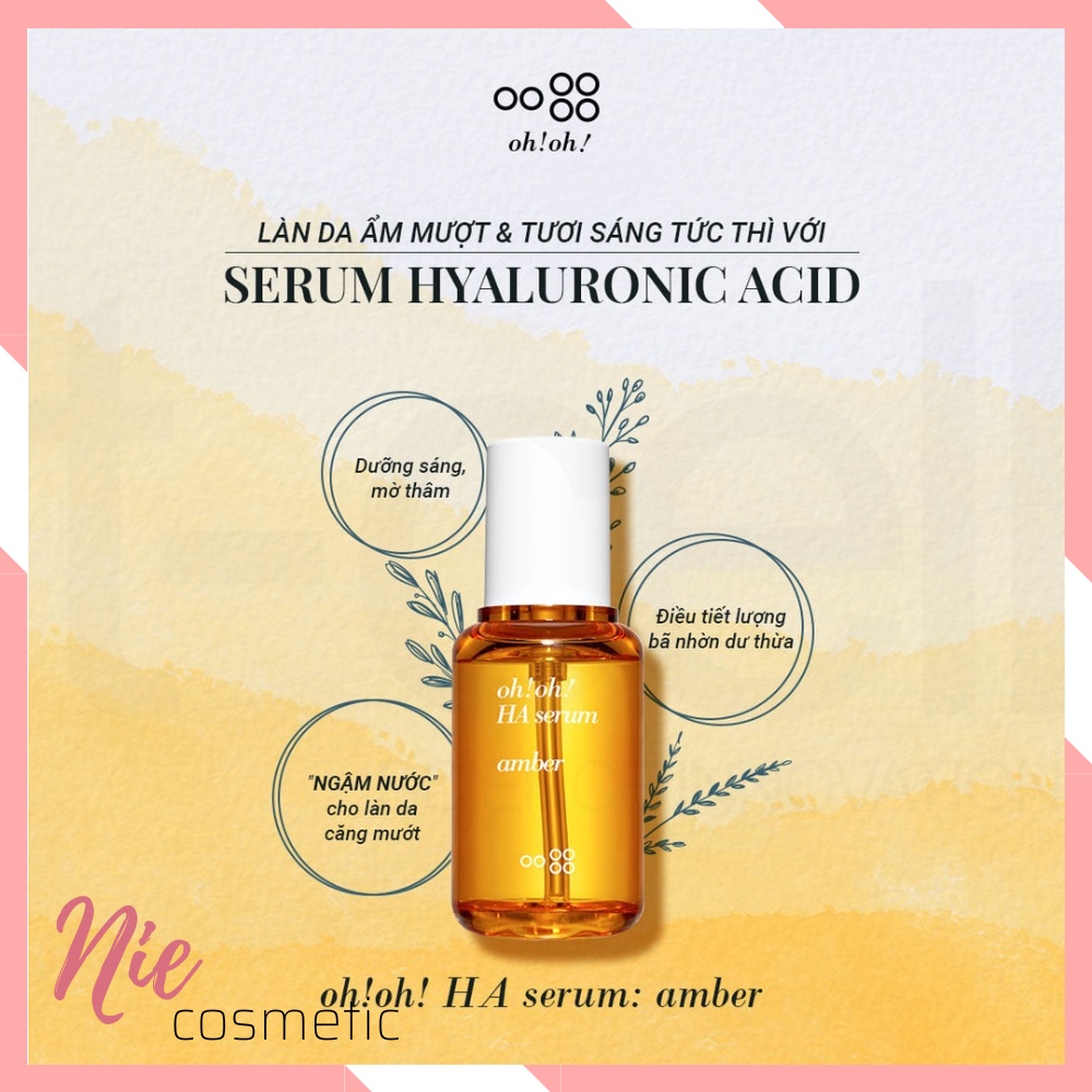 Tinh Chất Dưỡng Ẩm Chuyên Sâu Oh!Oh! HA Serum