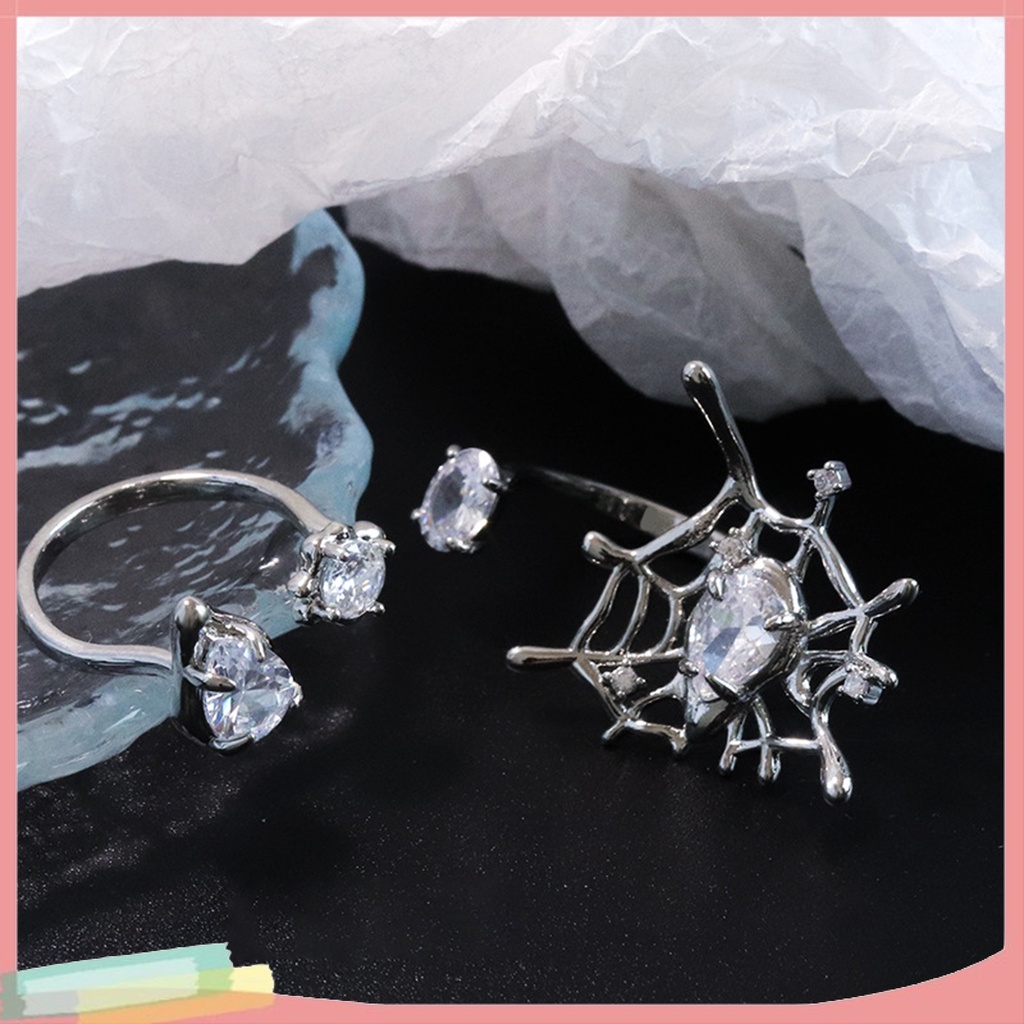 Nhẫn Nữ Trang Tạo Hình Người Nhện Độc Đáo