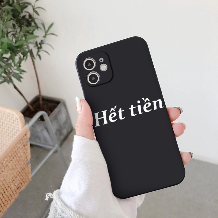 Ốp lưng iphone cạnh vuông Hết tiền ip 6/6splus/7plus/8/8plus/xr/xs/12/13/14pro/max/plus/promax tr575