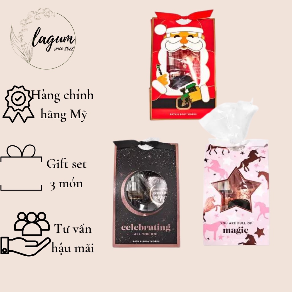 Set quà 03 món của Bath and Bodyworks
