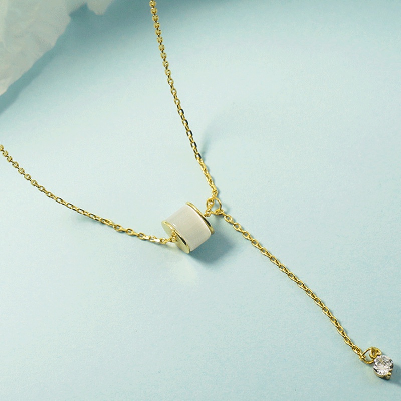 Vòng cổ Mặt Đá Opal Sang Trọng Cho Nữ
