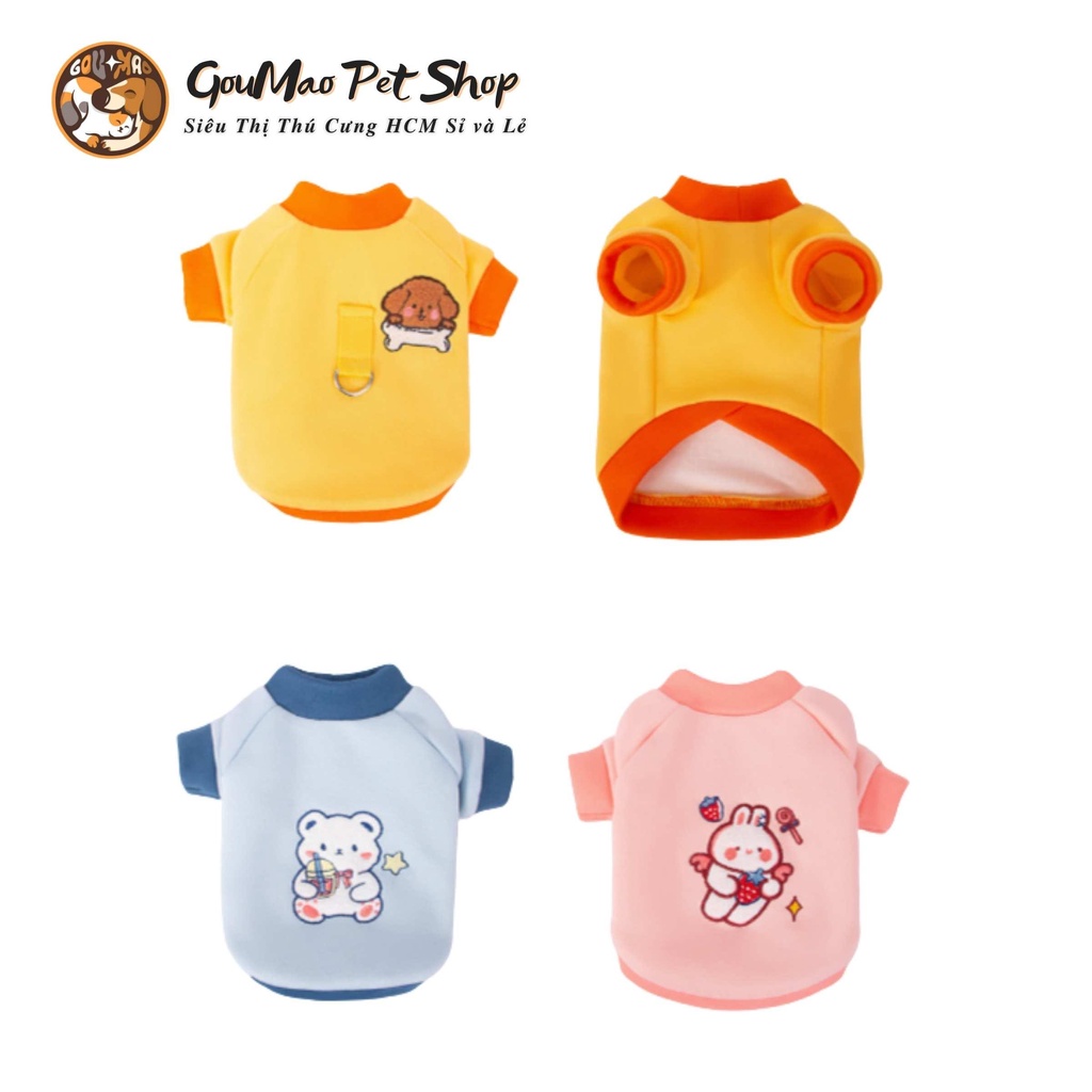 Áo kute dành cho chó mèo mẫu mới 2022 họa tiết siêu dễ thương - Goumao Pet hipidog