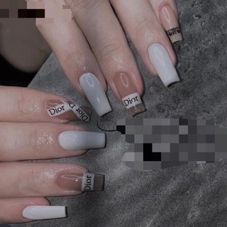 🎀Nail box, móng up thiết kế trắng chữ 480🎀