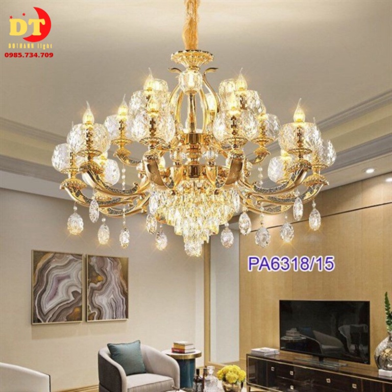 Đèn chùm phale hiện đại DOTHANH LIGHT pa trang trí phòng khách DHT kpl