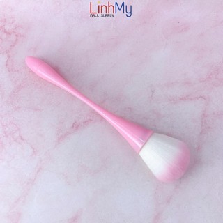 Chổi phủi bụi nail cán dài - cán ngắn giao màu ngẫu nhiên
