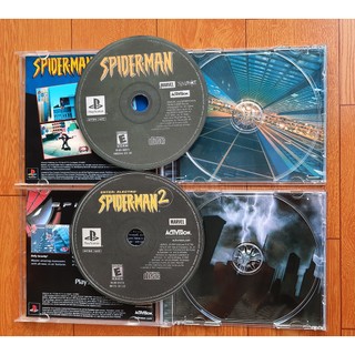 Game ps1 spiderman 1+2 no brand