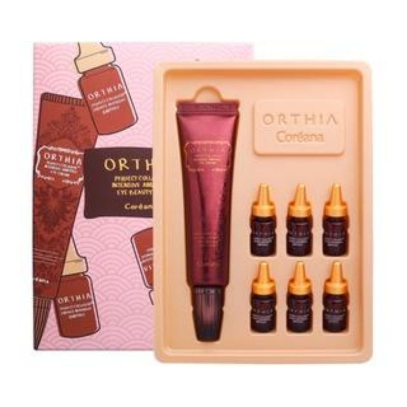 BỘ DƯỠNG DA COLLAGEN MẮT CHUYÊN SÂU COREANA ORTHIA PERFECT COLLAGEN INTENSIVE AMPOULE EYE BEAUTY SET