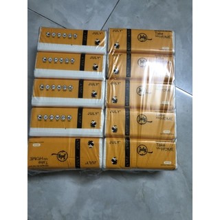 Combo 10 gói khăn giấy khô rút đa năng July 300 tờ