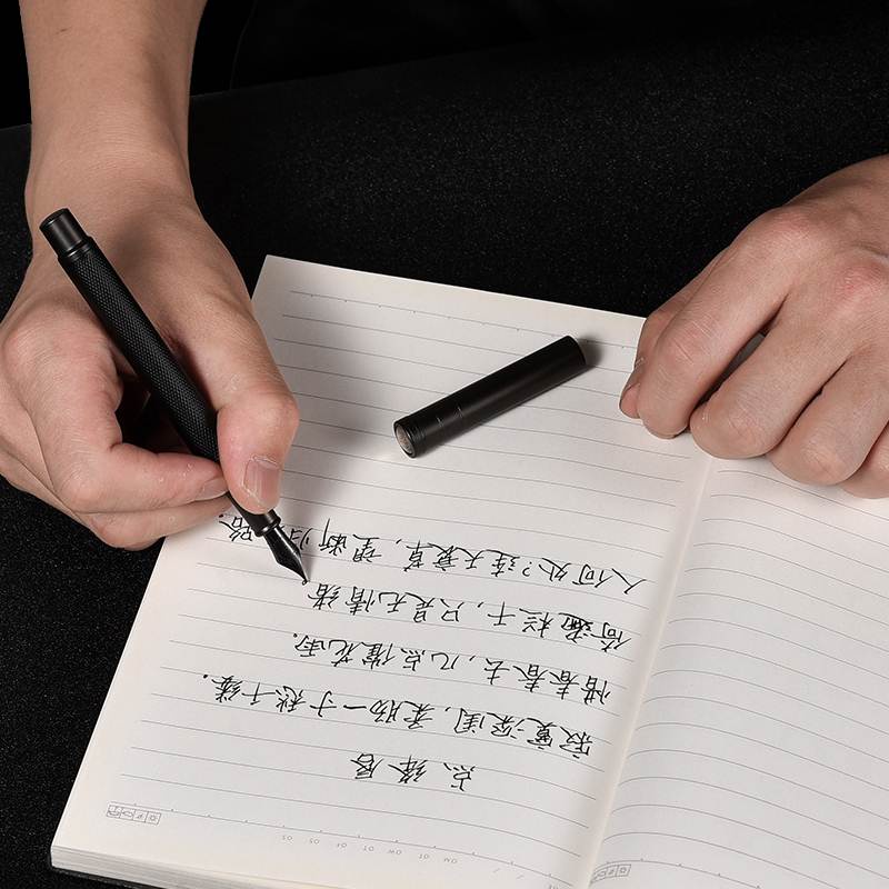 Bút Máy Mực Đen/Trắng Đơn Giản Không Dễ Trượt Dùng Cho Văn Phòng Trường Học