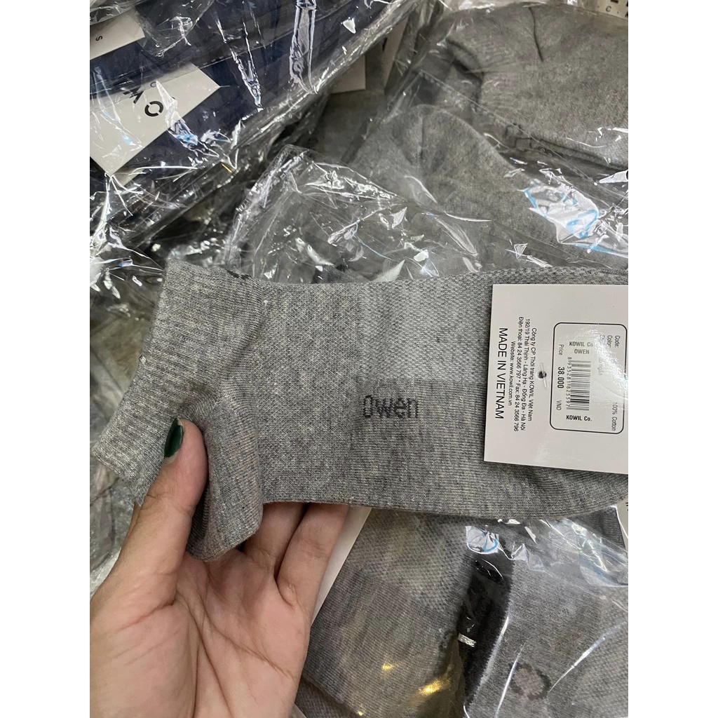 Tất/Vớ Nam Chính Hãng OWEN Khử Mùi, Ấm - Nhẹ - Ôm chân - Thoáng không bí