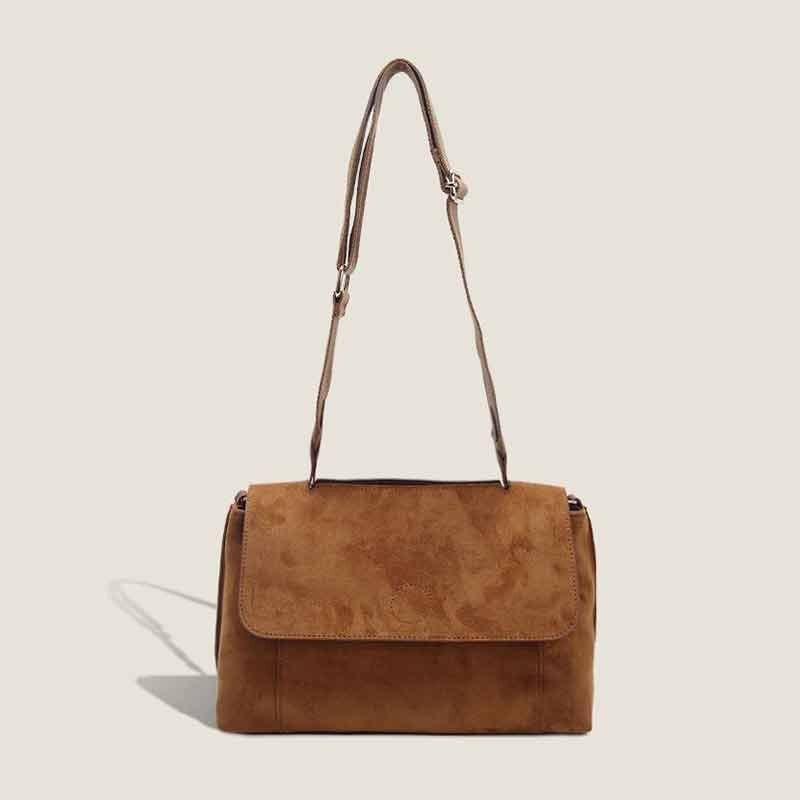 Mischa Túi Đeo Chéo Vai Màu Trơn Cỡ Lớn Thời Trang Thu Đông