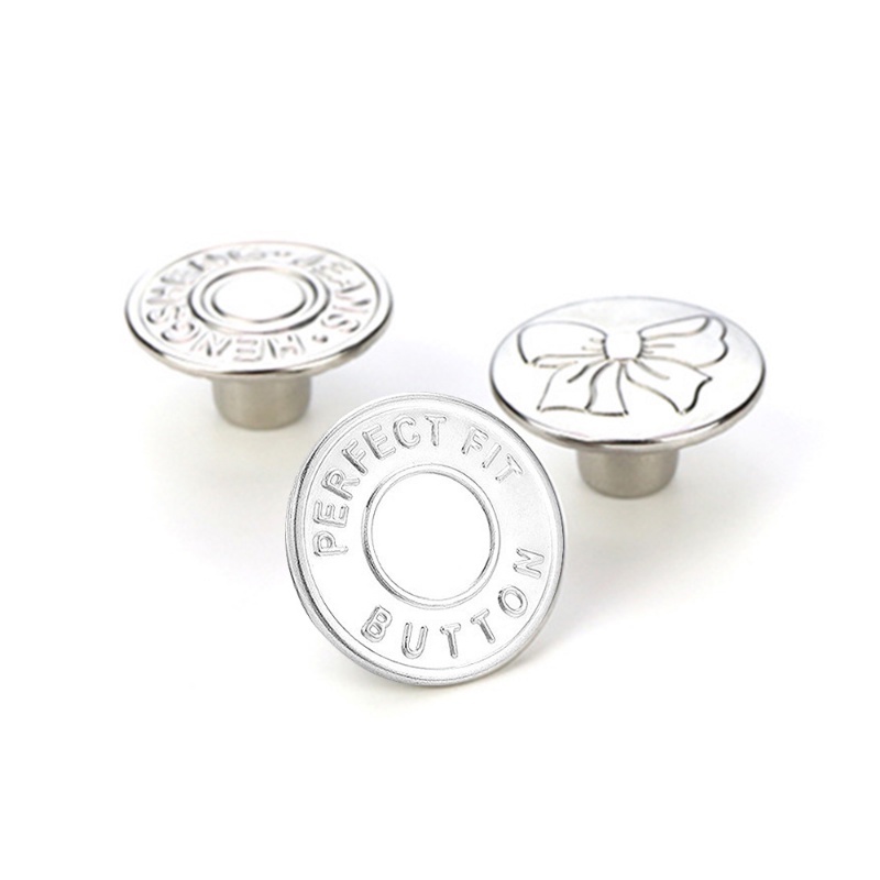 Nút Bấm Kim Loại Có Thể Tháo Rời Cho Quần Jean / Nút May Vá Tiện Dụng