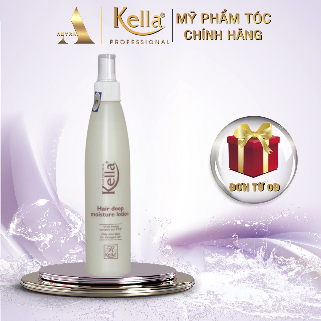Xịt dưỡng tóc Kella mềm mượt, giảm khô xơ, chẻ ngọn 250ml XI04