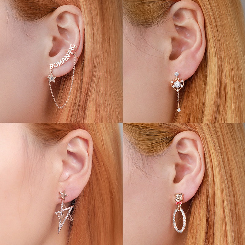 Bông Tai Tua Rua Dáng Dài Thời Trang Thu Đông Chất Lượng Cao