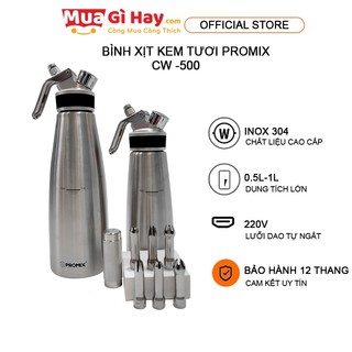Bình xịt kem tươi promix cw 500 hàng loại tốt giá rẻ