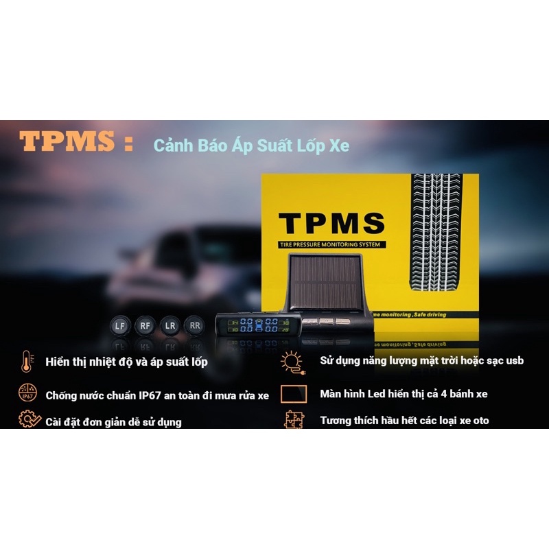 ÁP SUẤT LỐP VAN NGOÀI CHO TẤT CẢ DÒNG XE