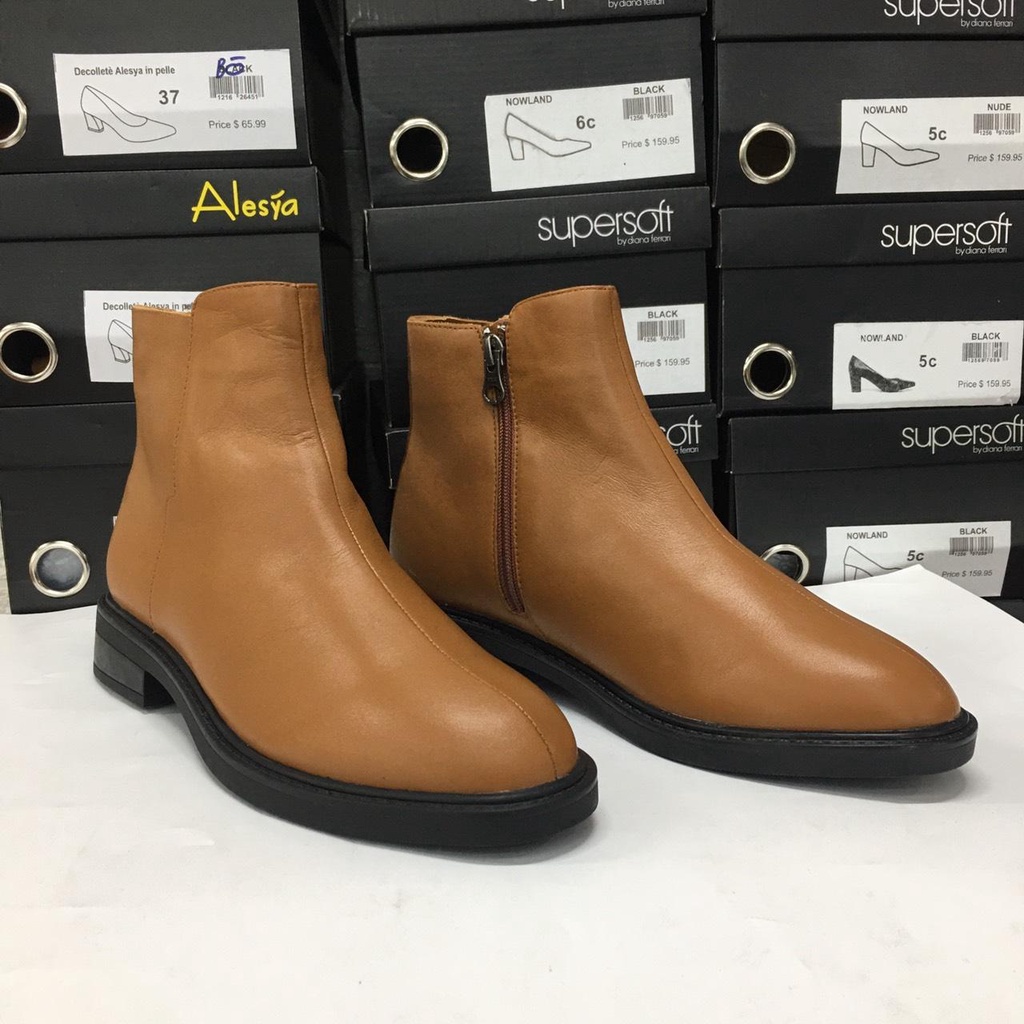 Boot HARPER da khoá kéo 2cm