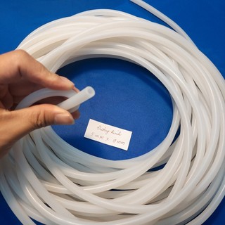 Ống silicon chịu nhiệt chống gập đường kính 2mm, 3mm, 4mm, 5mm, 6mm, 7mm, 8mm màu đục