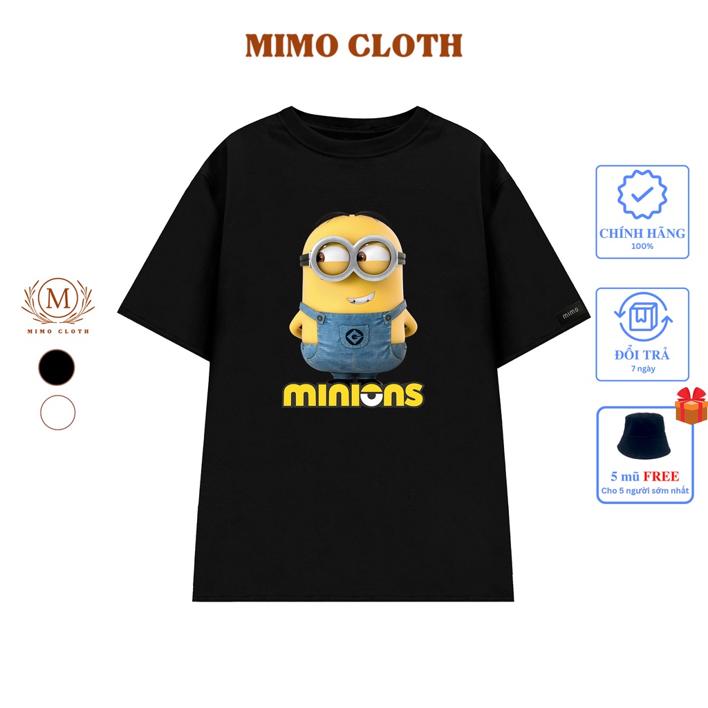 Áo Thun Local Brand Cặp Đôi Nam Nữ Unisex Minion 03