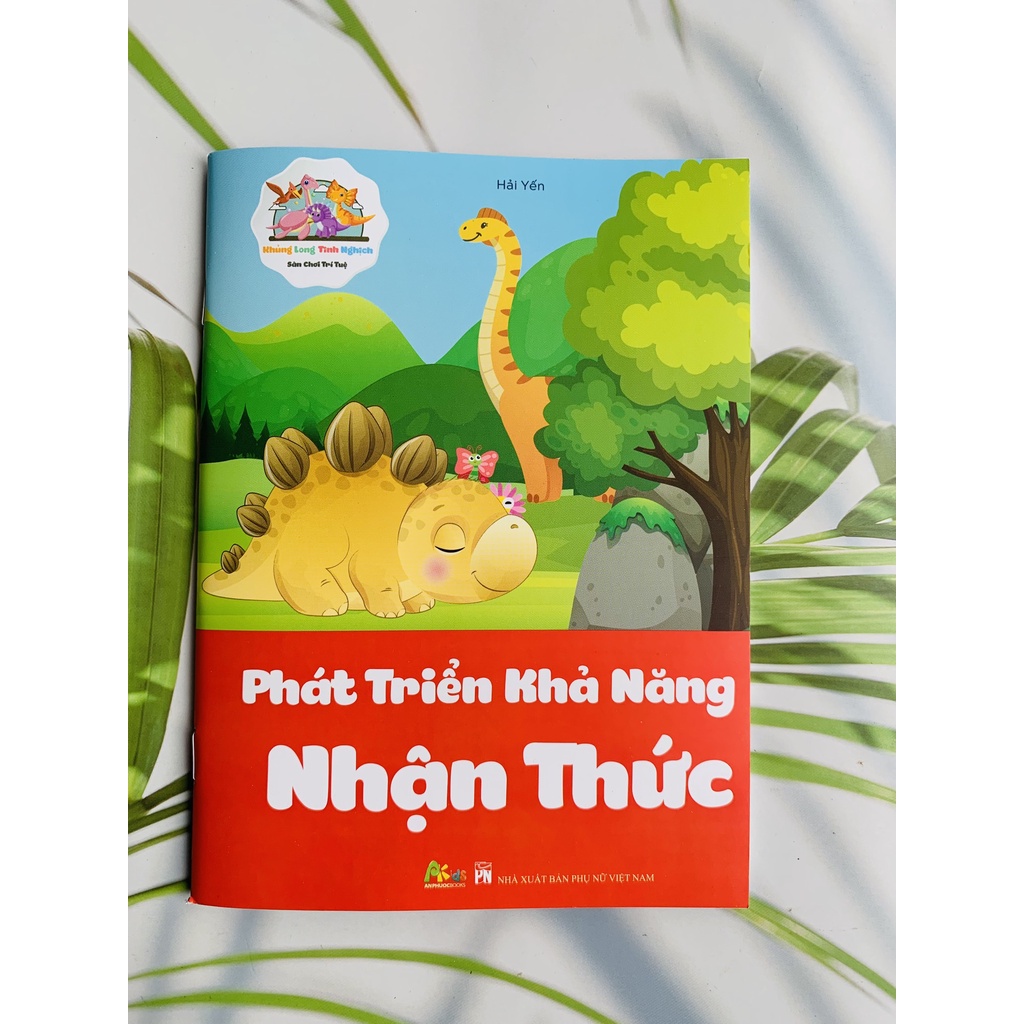 Sách - Khủng Long Tinh Nghịch - Sân Chơi Trí Tuệ - Giúp Bé Phát Triển Khả Năng Nhận Thức