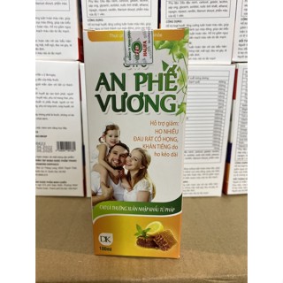   Hiệu quả tốt  Siro An Phế Vương Với Thành Phần Cao Lá Thường Xuân Nhập Khẩu Pháp Bổ Phế Tiêu Đờm Lọ 100ml 
