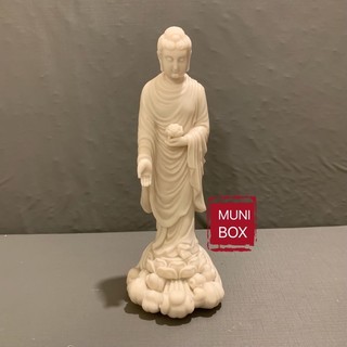 Tượng Phật A Di Đà bột đá đứng cao 24cm