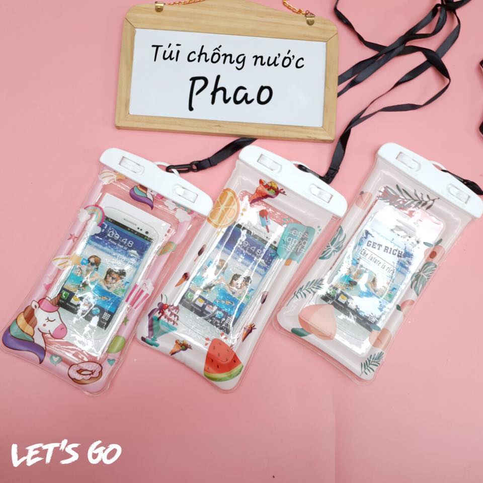 Túi Đựng Điện Thoại Chống Nước Dạng Phao PINKWISH B406
