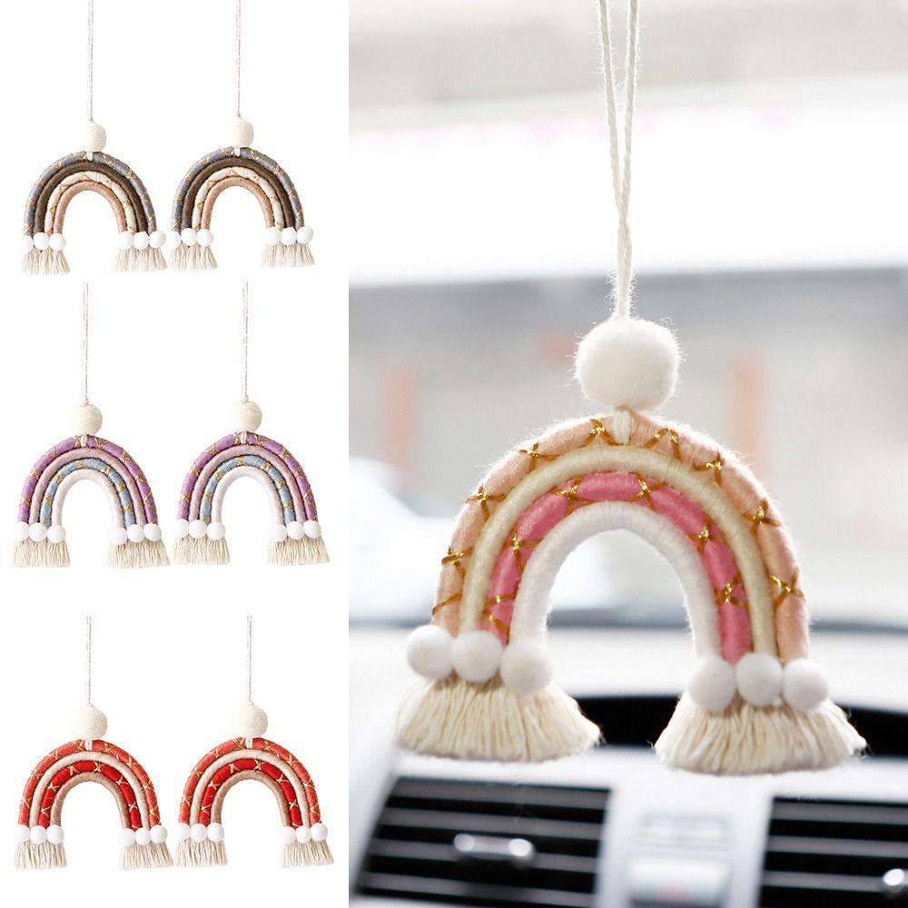 Set 2 Móc Khóa Cầu Vồng Handmade Xinh Xắn