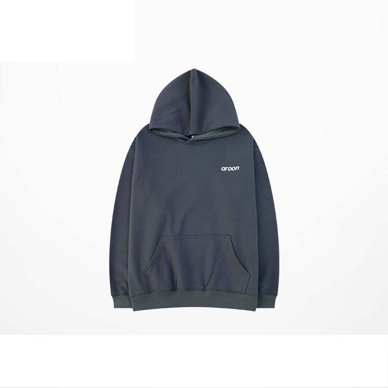 Áo hoodie Nelly lót lông unisex form rộng HEY BIG, áo nỉ có mũ trơn - aroon