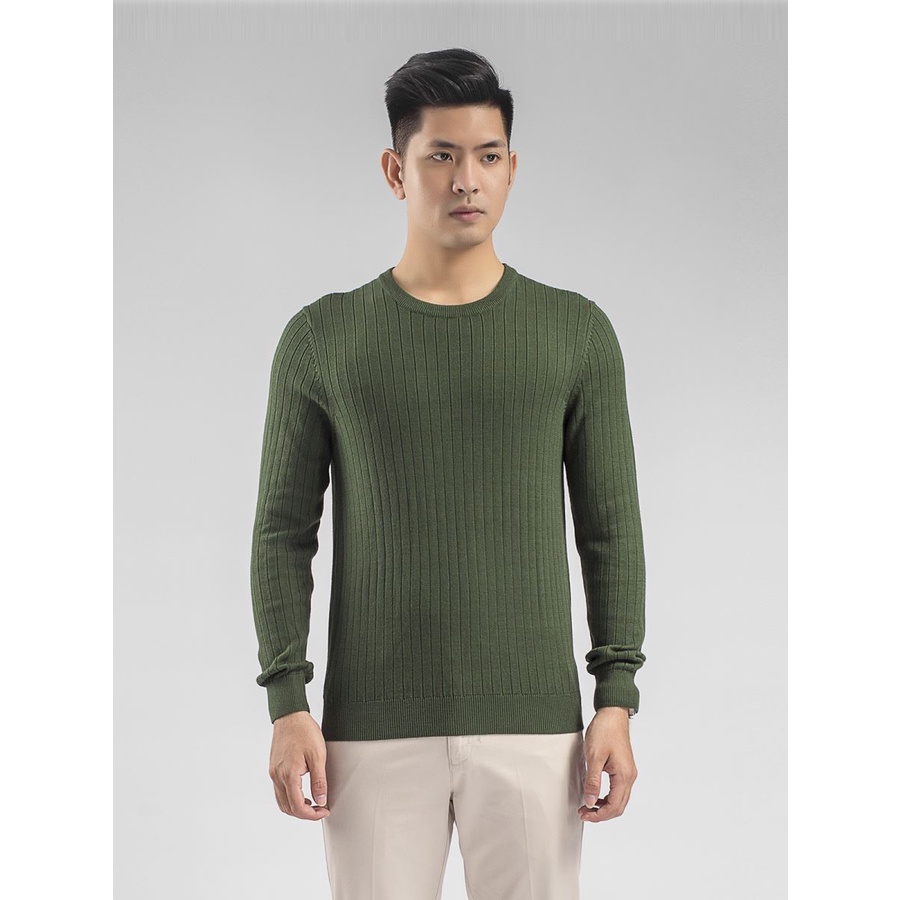 Áo len nam ARISTINO AWO008W8 độ dày vừa phải, kiểu dáng trẻ trung, chất len cotton pha mịn đẹp, giá tốt