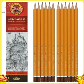 Combo 2 cái Bút chì Tiệp xịn 1500- 2B, 3B, 4B, 5B, bút chì luyện chữ cao cấp