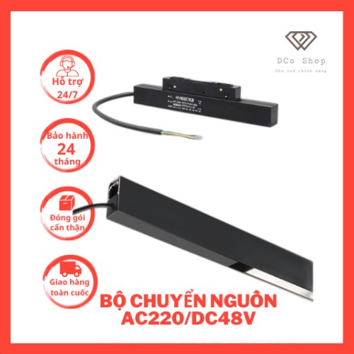 Đổi nguồn 220v sang 48v / Bộ đổi nguồn Ac220V/Dc48V Công suất 100w và 200W lắp đèn nam châm