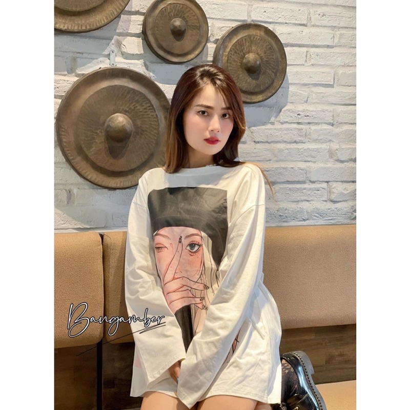 ÁO THUN RỘNG TAY DÀI CÁ TÁNH ÁNH LÊN VẺ ĐẸP GB alohashop91