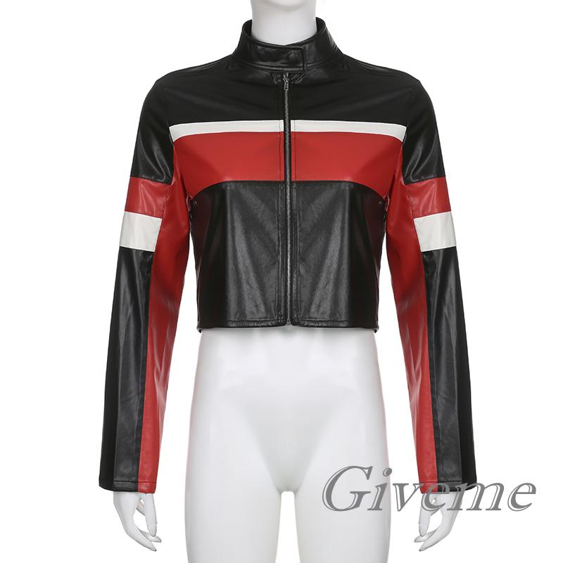 Áo Khoác Khóa Kéo Phong Cách Harajuku Vintage Thời Trang Nữ Y2K