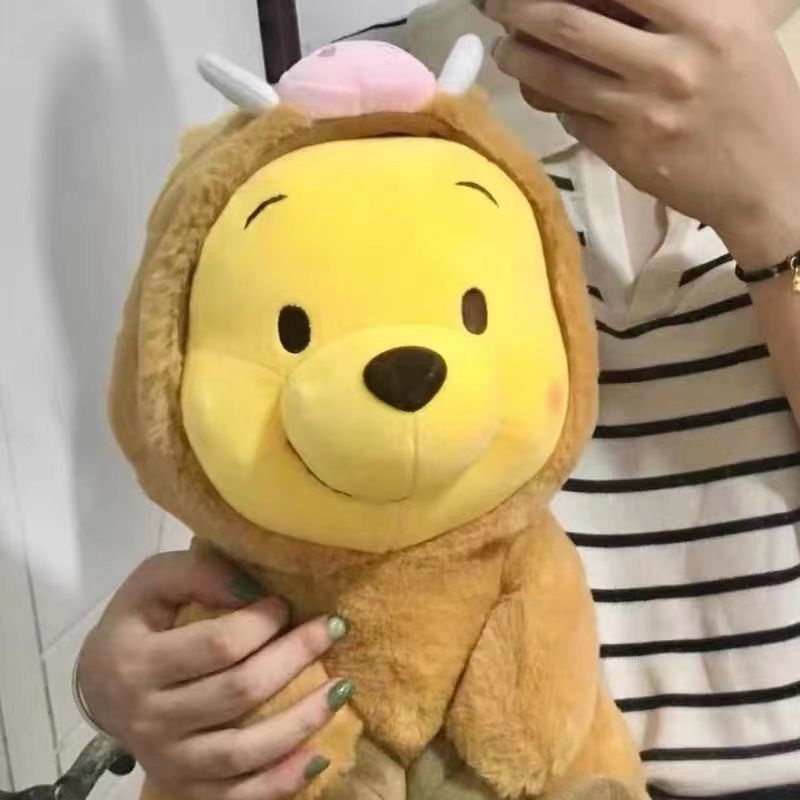 DISNEY Gấu Pooh Nhồi Bông Thiết Kế Dễ Thương Dùng Làm Quà Tặng Sinh Nhật