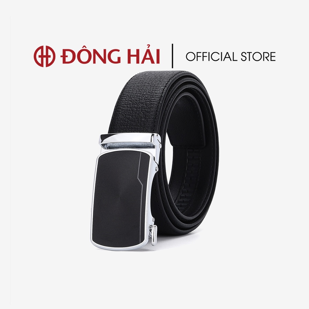 Thắt Lưng Nam Đông Hải Da Dập Vân Đầu Khoá Tăng Đơ - PU05