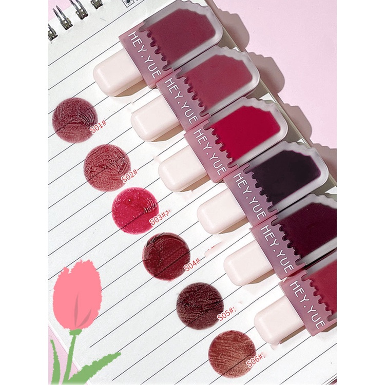 Son Kem Lì Nhung Mịn Trang Điểm Môi Lâu Trôi Không Dính Cốc HYJP21204