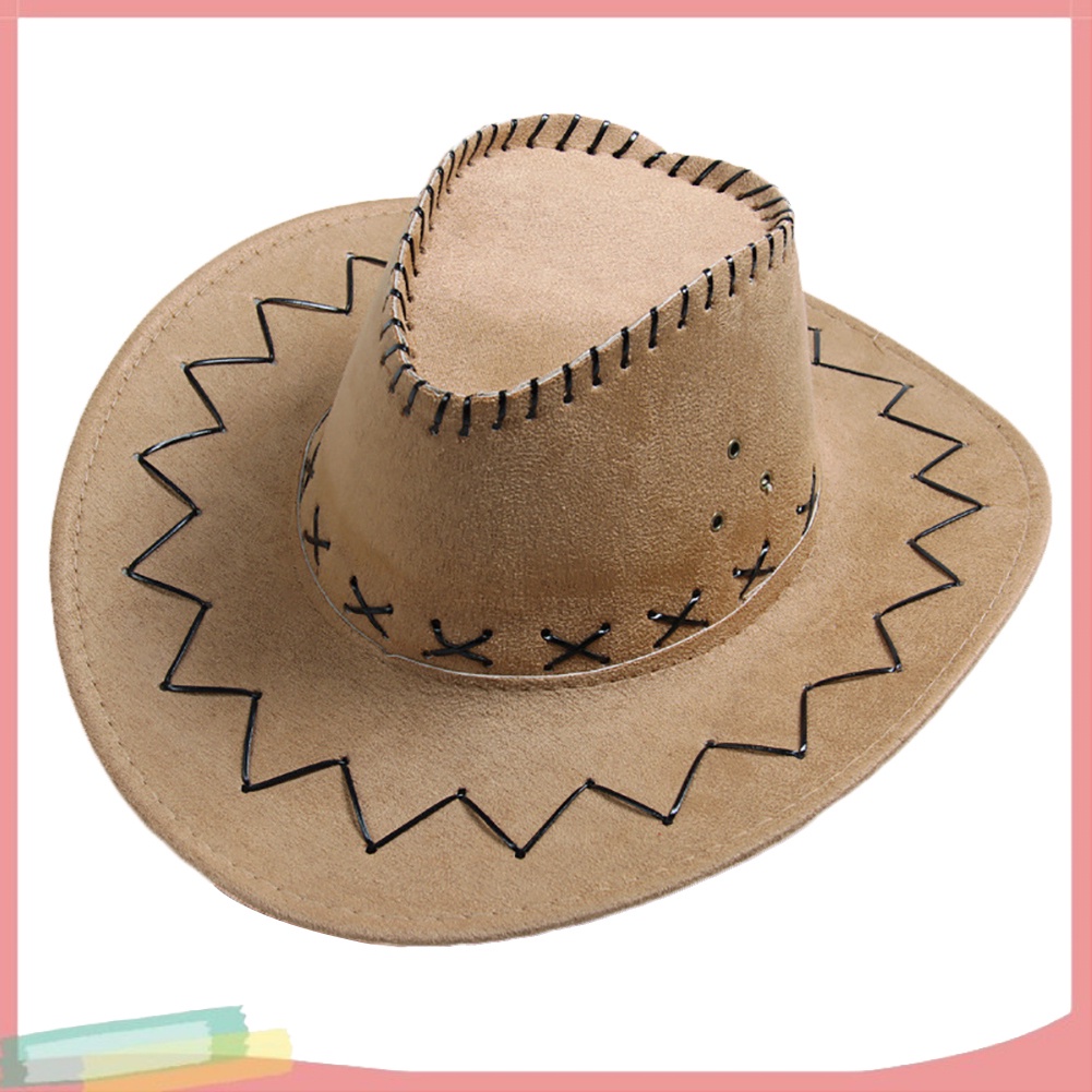 Mũ cao bồi chất liệu denim màu trơn cá tính cho nam và nữ