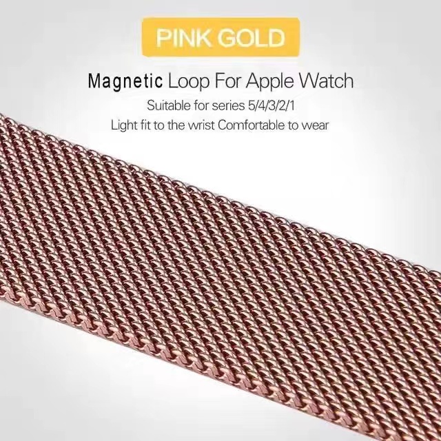 Dây Đeo Milan Đồng Hồ Thông Minh Cho Apple Watch 8 / 7 / 6 / Se / 5 / 4 41mm 45mm 44mm 40mm