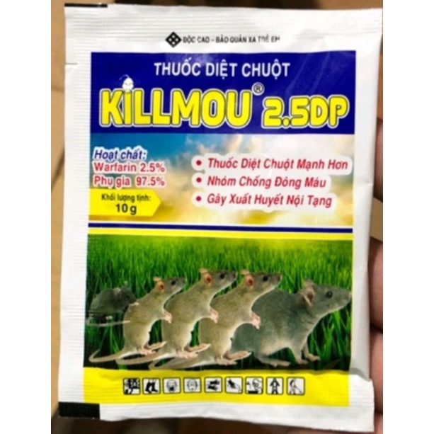 Thuốc diệt chuột KULLMOU 2.5DP 10gr