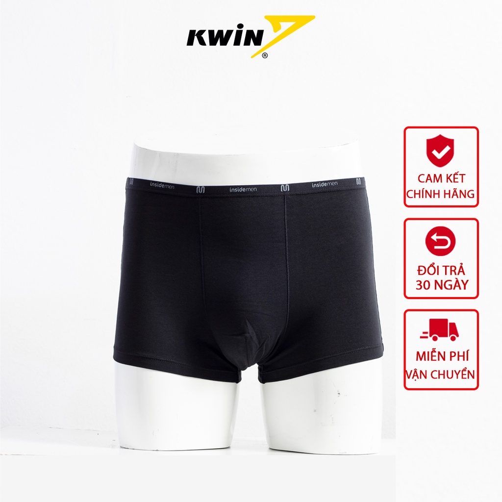 Quần sịp đùi nam Boxer INSIDEMEN thiết kế gọn nhẹ kháng khuẩn chất liệu mềm mại an toàn với làn da IBX009