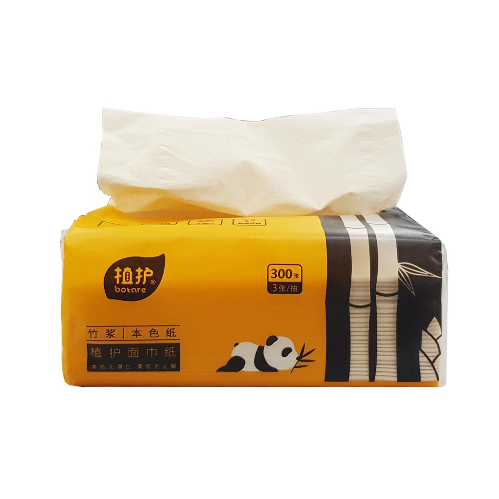 Free Ship - Thùng 30 giấy ăn gấu trúc PANDA giấy 3 lớp siêu dai - 300 tờ /1 gói