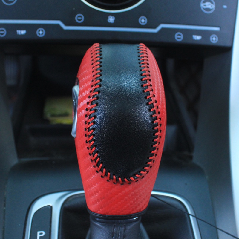 Bao Da Bọc Phanh Tay, Bọc Cần Số Tự Động Vân Carbon Cho Xe Ô Tô Ford Focus, Fiesta, Ecosport