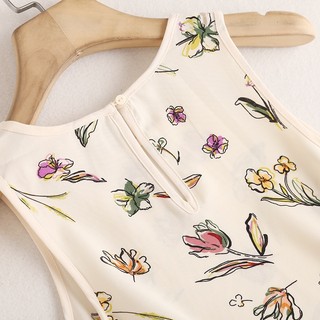 [SIZE S-M-L] ÁO SÁT NÁCH FLORAL XUẤT ÂU