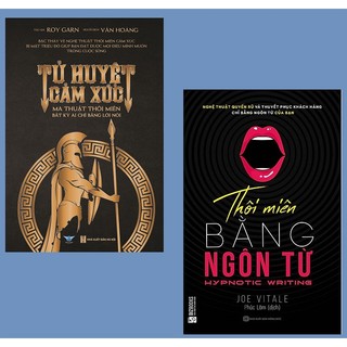 Sách Combo Tử huyệt cảm xúc + Thôi miên bằng ngôn từ - Tặng kèm sổ tay