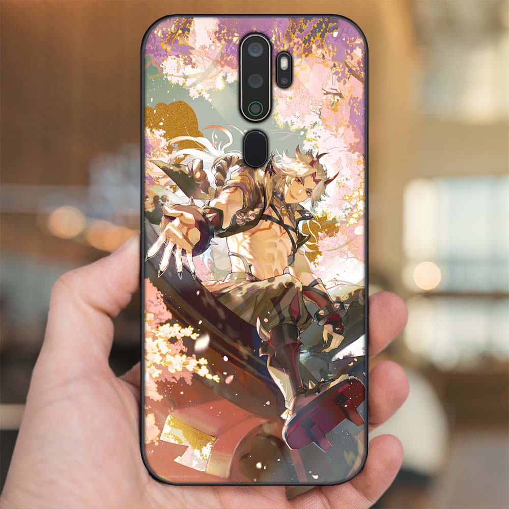 Ốp lưng Oppo A5 2020, A9 2020 viền đen in hình Arataki Itto Genshin Impact