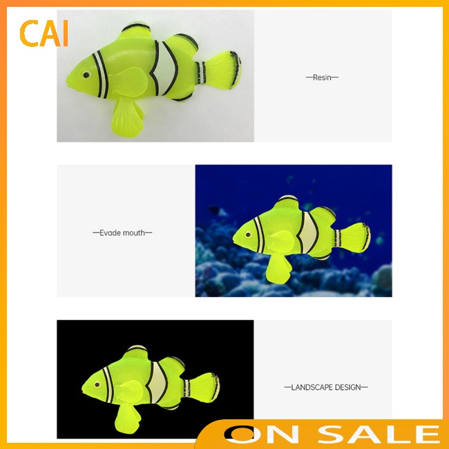 Cá Vàng Giả Nổi Bằng Silicone Phát Sáng Trang Trí Bể Cá